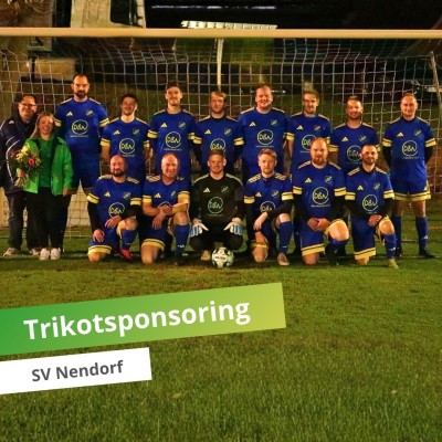 DBN Aktuelles Meldung - Trikotsponsoring SV Nendorf