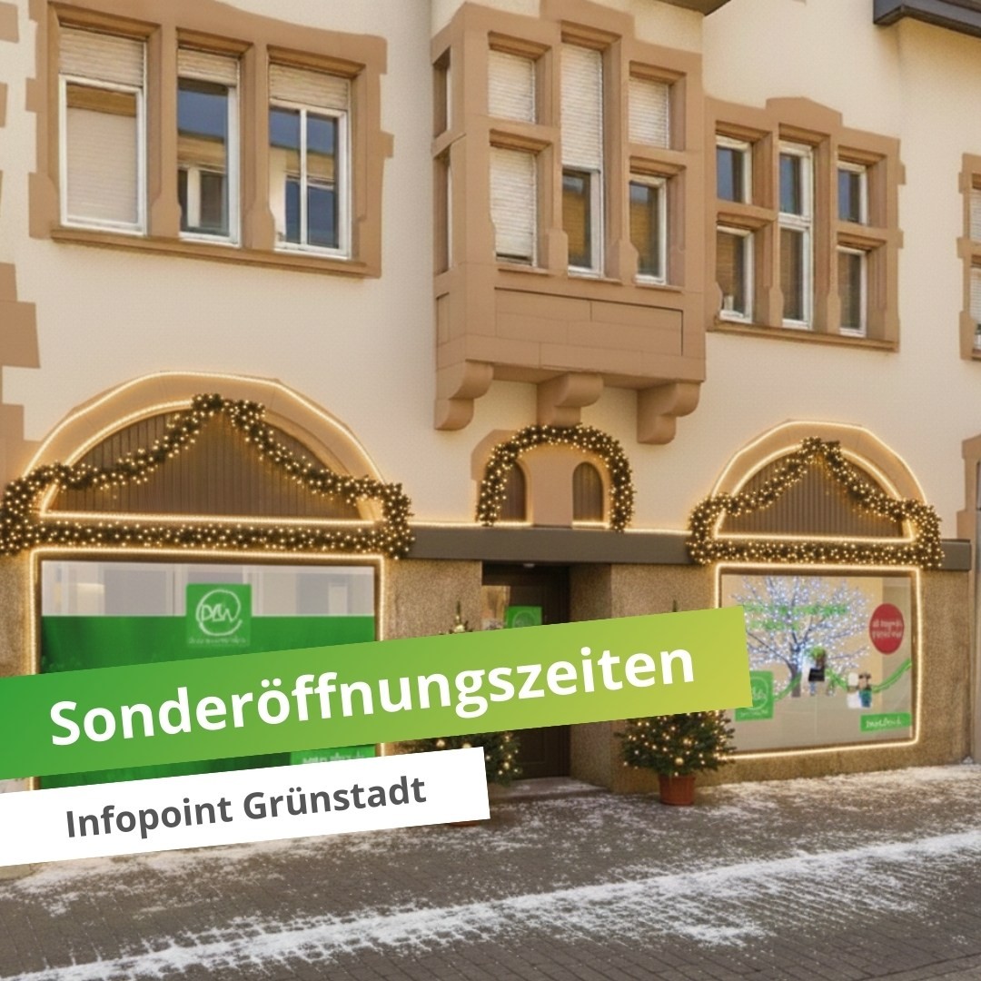 DBN Aktuelles Meldung Sonderöffnungszeiten Grünstadt